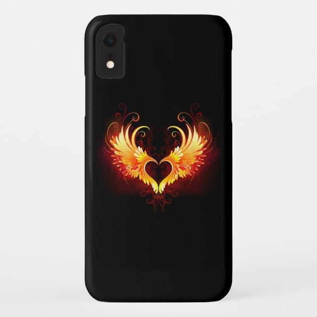 Coques Case-Mate iPhone Angel Fire Heart with Wings (Dos)