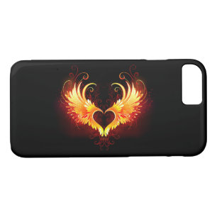 Case-Mate iPhone Case Angel Fire Heart with Wings