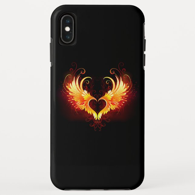 Coques Case-Mate iPhone Angel Fire Heart with Wings (Dos)