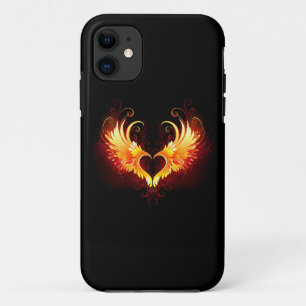 Case-Mate iPhone Case Angel Fire Heart with Wings