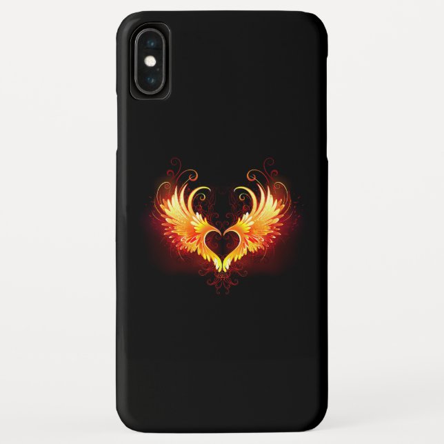 Coques Case-Mate iPhone Angel Fire Heart with Wings (Dos)