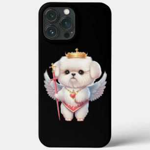 Case-Mate iPhone Case Angel Maltese Chiot, Maltes amoureux de les chiens