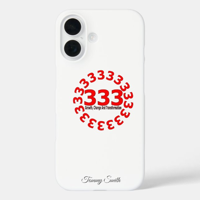 Coques Case-Mate iPhone Angel Numéro 333 - Croissance, changement et trans (Verso)