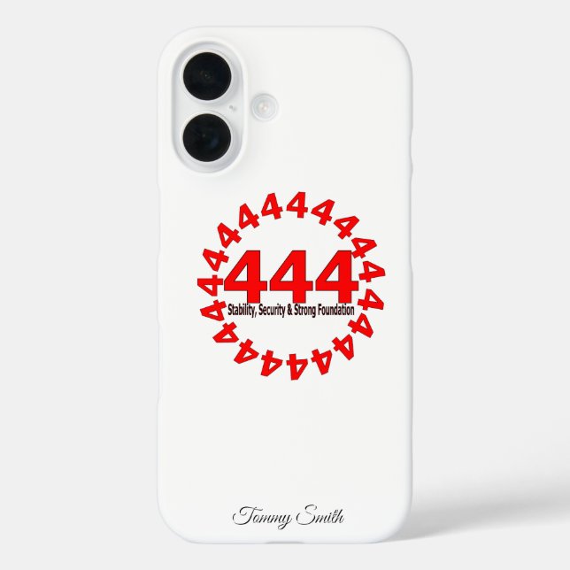 Coques Case-Mate iPhone Angel Numéro 444 - Stabilité, sécurité et force (Verso)