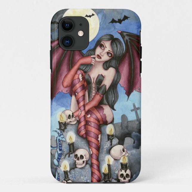 Coques Case-Mate iPhone Angelique - cas féerique de l'iPhone 5 de vampire (Dos)