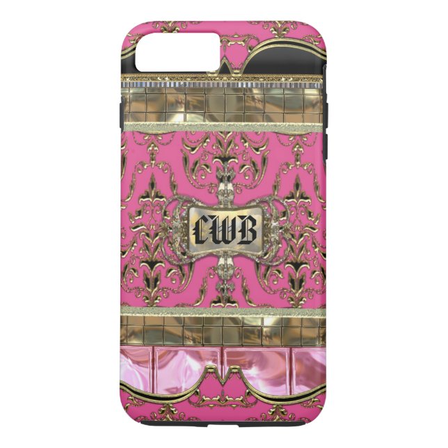 Coques Case-Mate iPhone AngelRhyse II Lark Élégant monogramme Damask (Dos)