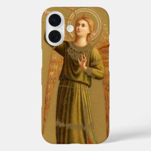 Coque Pour iPhone 16 Anges musiciens de Noël, Renaissance Vintage