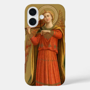 Coque Pour iPhone 16 Anges musiciens de Noël, Renaissance Vintage