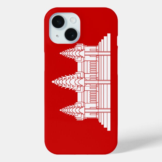 Coques Case-Mate iPhone Angkor Vat Cambodgien / Drapeau Khmer (Verso)