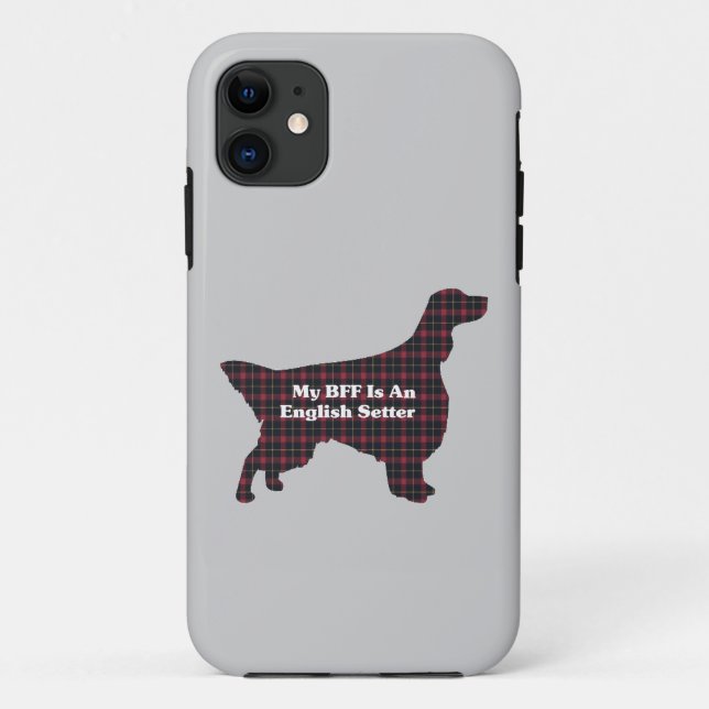 Coques Case-Mate iPhone Anglais Setter BFF (Dos)