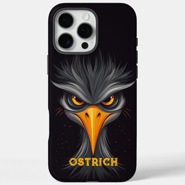 Coques Case-Mate iPhone Angry Otrich Black (Verso)