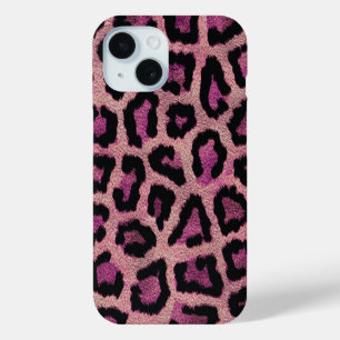 Coque Case-Mate iPhone Animal léopard noir rose