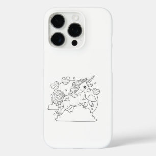 Coque iPhone 16 Pro animal mignon drôle dessin animé kawaii animal de