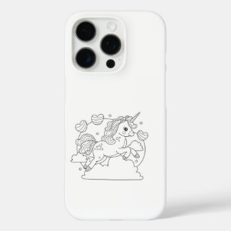 Coque iPhone 16 Pro animal mignon drôle dessin animé kawaii animal de 