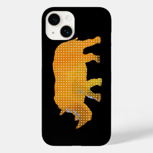 Coque Case-Mate iPhone animal rhino à points blancs