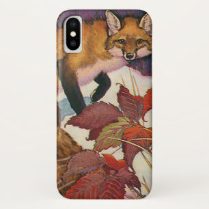 Coque Case-Mate Pour iPhone Animal sauvage rouge de Fox de créatures vintages