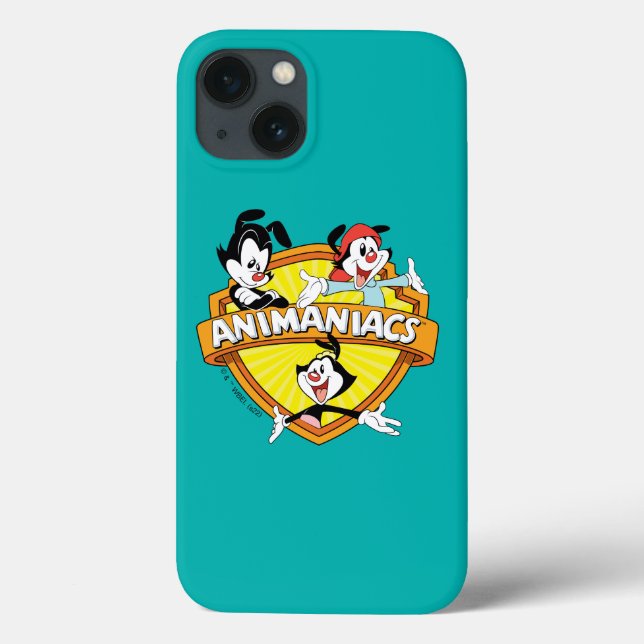 Coques Case-Mate iPhone Animaniacs | Warner Brothers & Sister WB Shield (Verso)