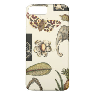 Coque Case-Mate Pour iPhone Animaux assortis peints sur l'arrière - plan crè
