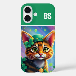 Coque Pour iPhone 16 Animaux chanceux déguisés - Saint Patrick’s Day Fu