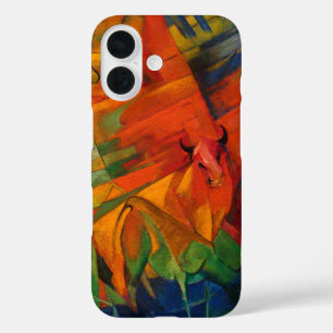 Coque Pour iPhone 16 Animaux dans un paysage de Franz Marc