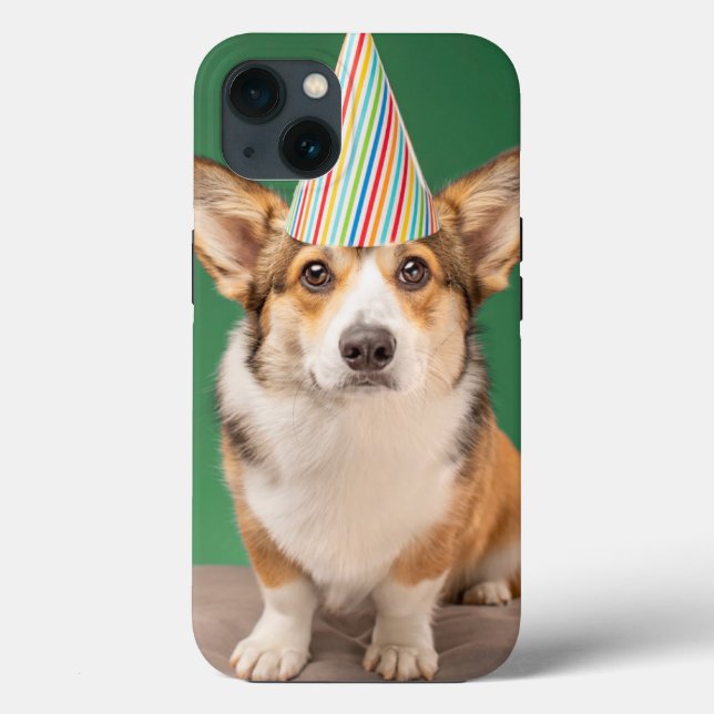 Coques Case-Mate iPhone Animaux de bébés cutest | Corgi Anniversaire Chiot (Verso)