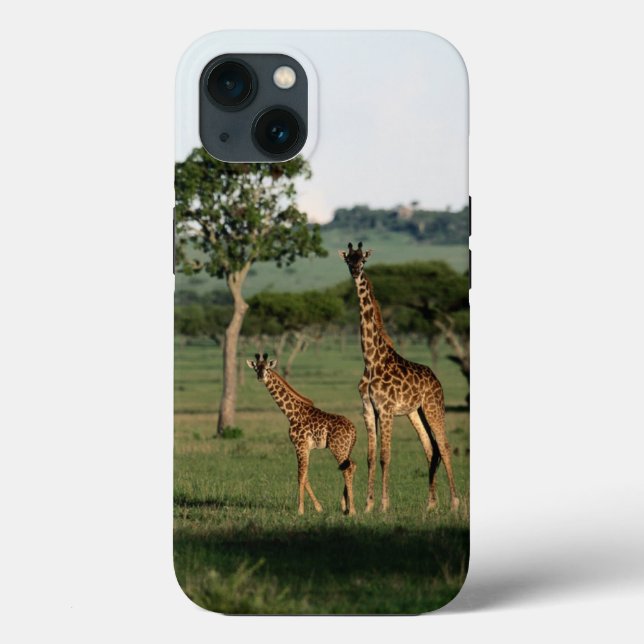 Coques Case-Mate iPhone Animaux de bébés cutest | Giraffe Calf & Mama (Verso)