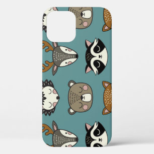 Case-Mate iPhone Case Animaux de bois mignons Motif Vintage