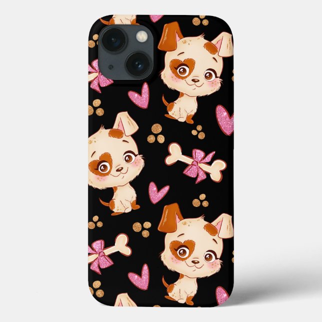 Coques Case-Mate iPhone Animaux de compagnie motifs mignonne Amoureux chio (Verso)