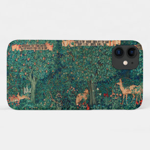 Case-Mate iPhone Case Animaux de forêt ,Renard vert ,Doe ,Hares,W.Morris