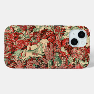 Coque Case-Mate iPhone ANIMAUX D'IMAGINAIRE, CHEVAUX, BOIS Rouge Vert Flo