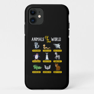 Case-Mate iPhone Case Animaux Du Monde Drôles De Noms D'animaux Réels