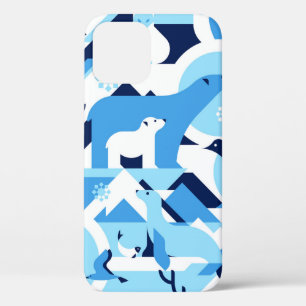 Case-Mate iPhone Case Animaux en Arctique, Polaire - motif abstrait, mer