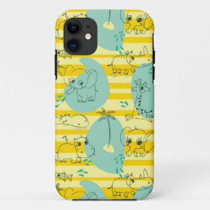Coques Pour iPhone Animaux mignons jouant avec de l'eau 2
