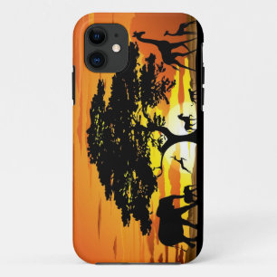 Etui iPhone Case-Mate Animaux sauvages sur l'iPhone de coucher du soleil