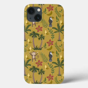 Case-Mate iPhone Case Animaux tropicaux singe motif sans soudure, macaw