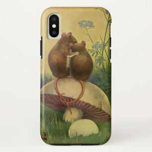 Coque Case-Mate Pour iPhone Animaux vintage, amour et romance Souris des champ
