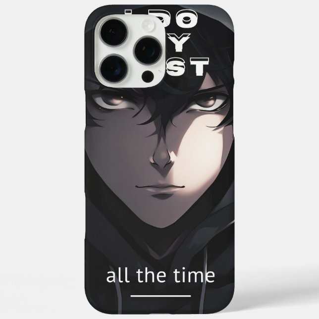 Coques Case-Mate iPhone 'Anime Aesthetic : Tout Le Temps' iPhone 16 Pro Ma (Verso)