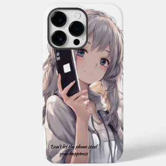Coque Case-Mate iPhone ANIME FILLE Gris cheveux
