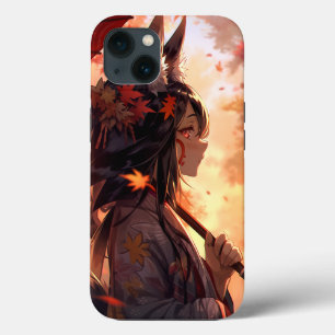 Case-Mate iPhone Case Anime Kitsune Girl Cute Fox Imaginaire Art