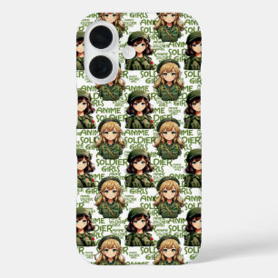 Coque Pour iPhone 16 Anime Soldier Girls Design Motif