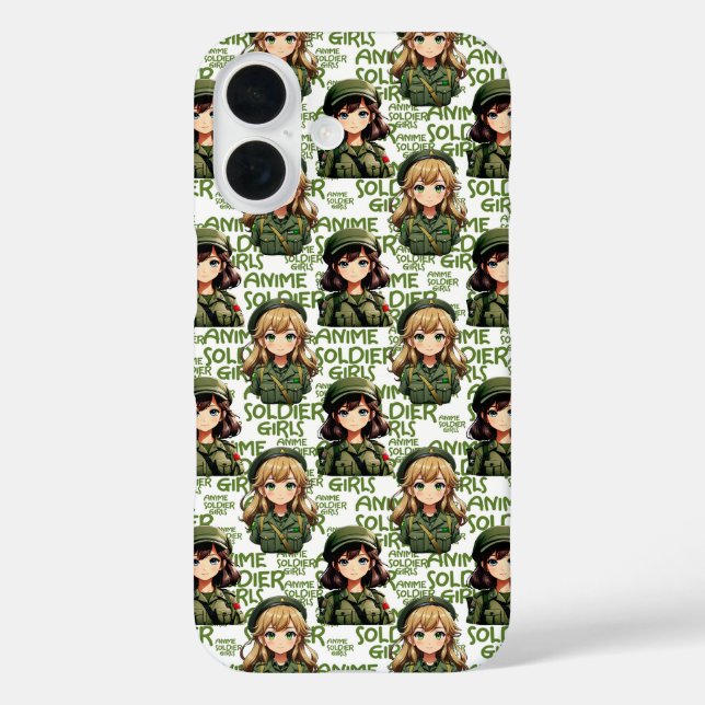 Coques Case-Mate iPhone Anime Soldier Girls Design Motif (Verso)
