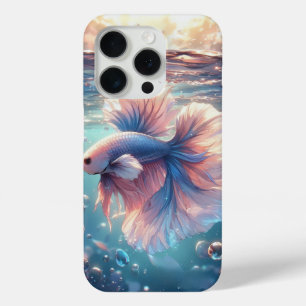 Coque Case-Mate iPhone Anime style perlé mi-lune betta poisson