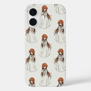 Coque Pour iPhone 16 Anime Weeb Girl Manga Design Motif