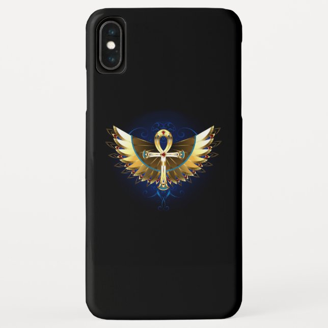 Coques Case-Mate iPhone Ankh or avec ailes (Dos)