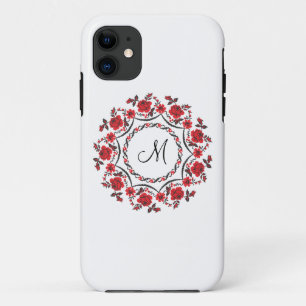 Etui iPhone Case-Mate Anneau rose Monogramme personnalisé initial