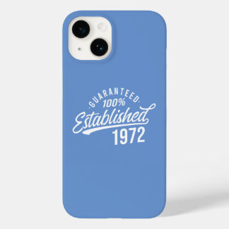 Coque Case-Mate iPhone Année 1972 mots drôles hommes femmes