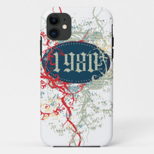 Coques Pour iPhone Année d'anniversaire vintage 1980