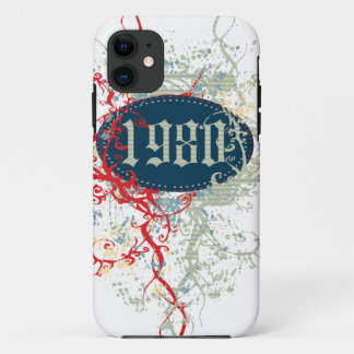 Coques Pour iPhone Année d'anniversaire vintage 1980