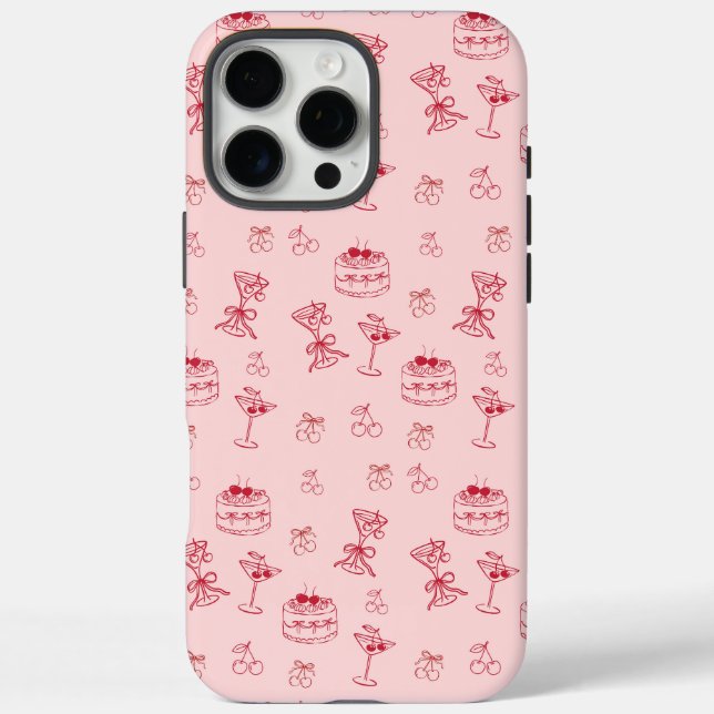Coques Case-Mate iPhone Anniversaire Cerise sur le Gâteau (Verso)