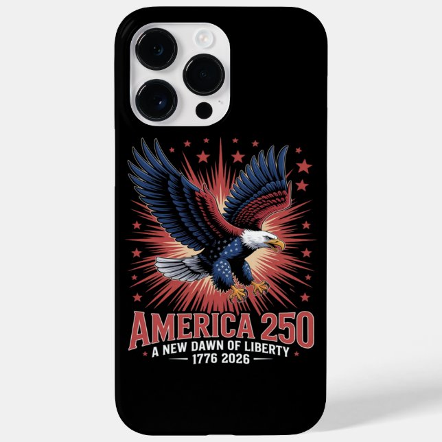 Coques Case-Mate iPhone Anniversaire des 250 ans de l'Amérique (Verso)